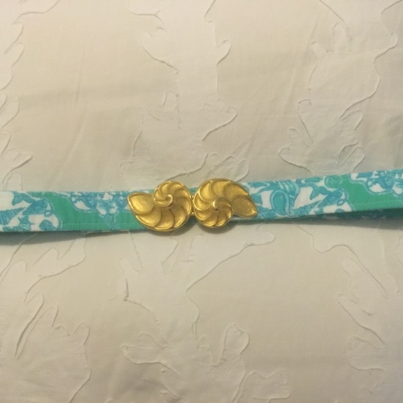 18k gold plated Nautilus belt w/Lilly strap NWT - Picture 3 of 9